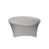 rugalmas terítő kerek asztalhoz, szürke
