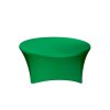 zöld, rugalmas bankett asztalterítő 120 cm