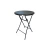 Összecsukható bisztróasztal fekete TENTINO Photoroom