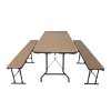 3685 3 plastovy pivni set skladaci wood 180 cm