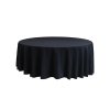 fekete terítő kerek asztalhoz