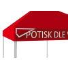 Tépőzáras sátor banner egyedi nyomtatással