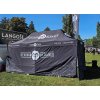 SET - Namiot imprezowy nożycowy 3x6 m /6 z jednostronnym nadrukiem (Typ konstrukcji BIG HEXAGON, DRUK - dach + boki dach + 3x boki, Gramáž polyesteru 230 g/m2)