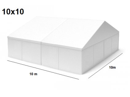 Veľkokapacitná párty stan 10x10 m (PPS STAV BAZAROVÝ)