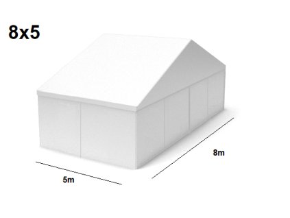 Veľkokapacitný párty stan 8x5 m