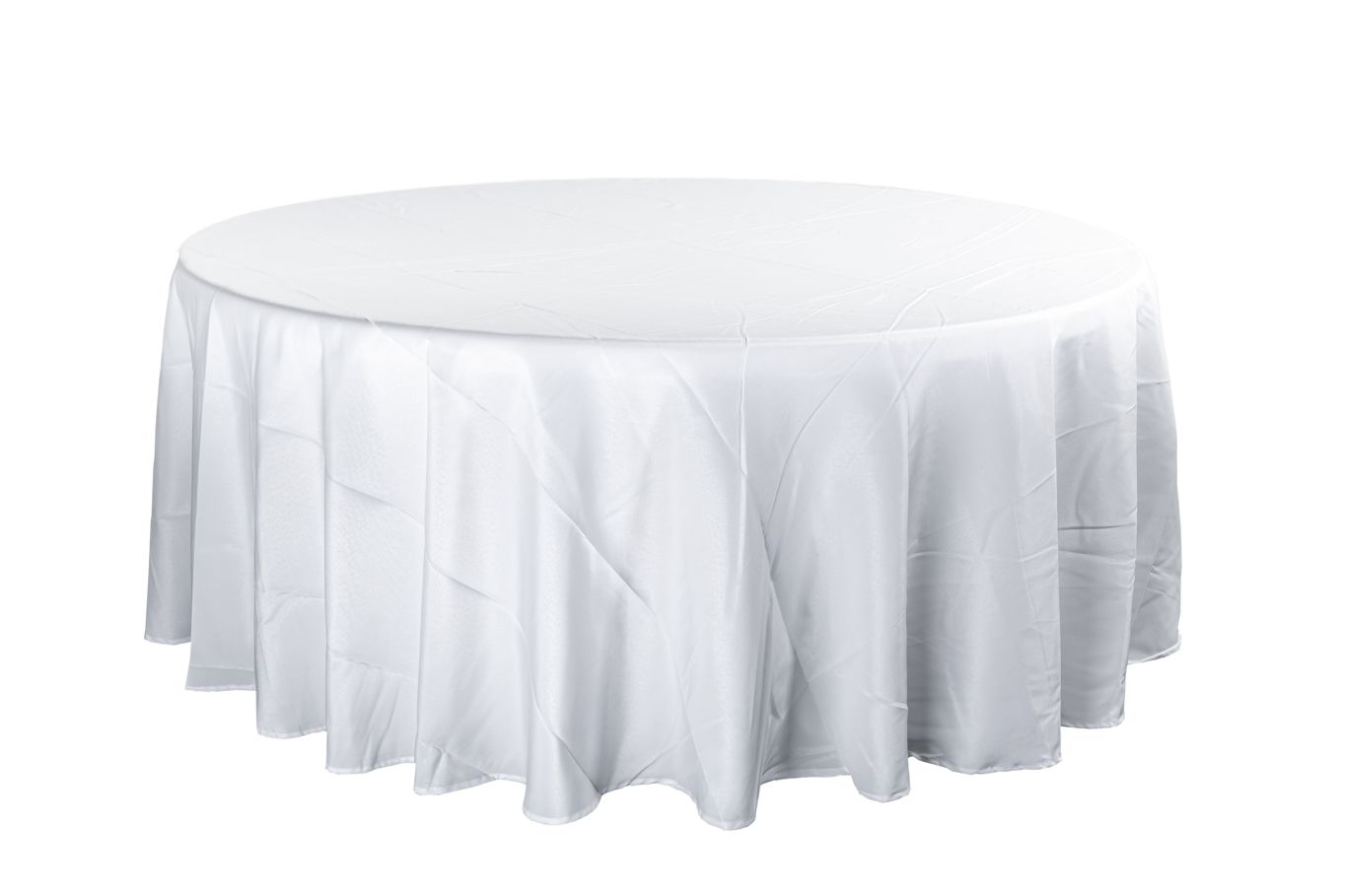 TENTino Obrus ​​k zemi na okrúhly stôl 122 cm Farba obrusu: BIELA / WHITE