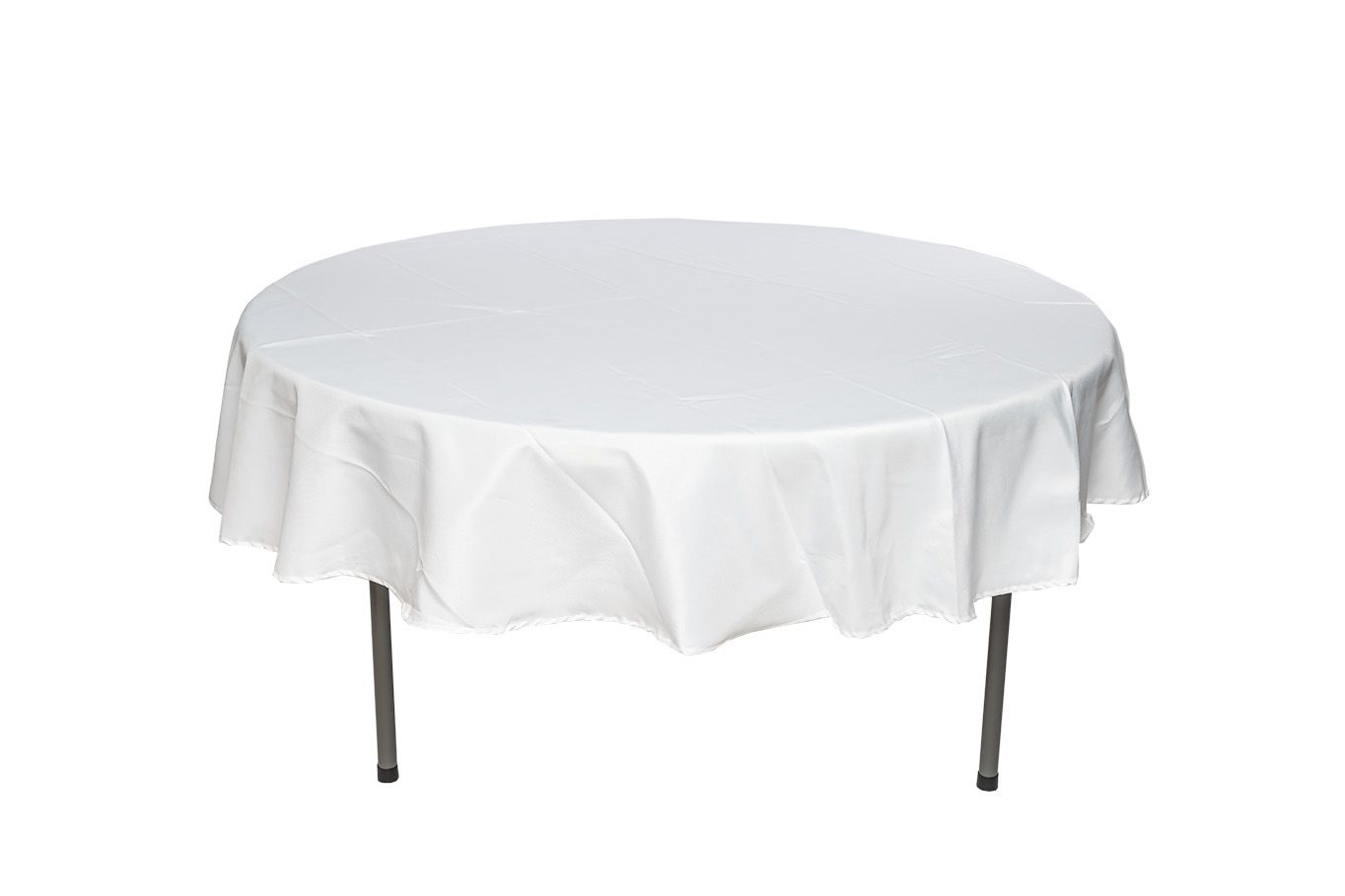 Obrus ​​na okrúhly stôl 122 cm Farba obrusu: BIELA / WHITE