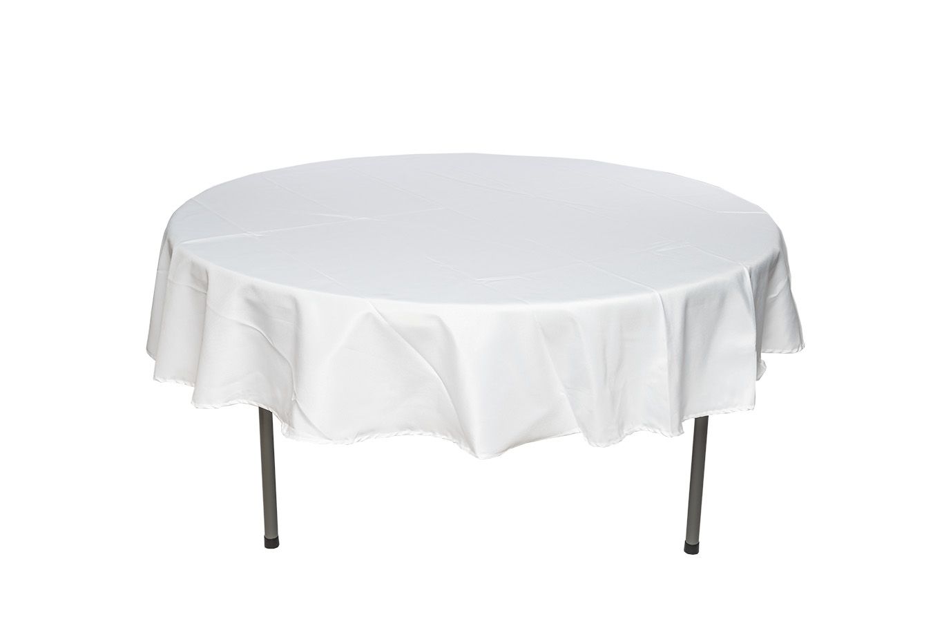 Obrus ​​na okrúhly stôl 152 cm Farba poťahu: 1 BIELA