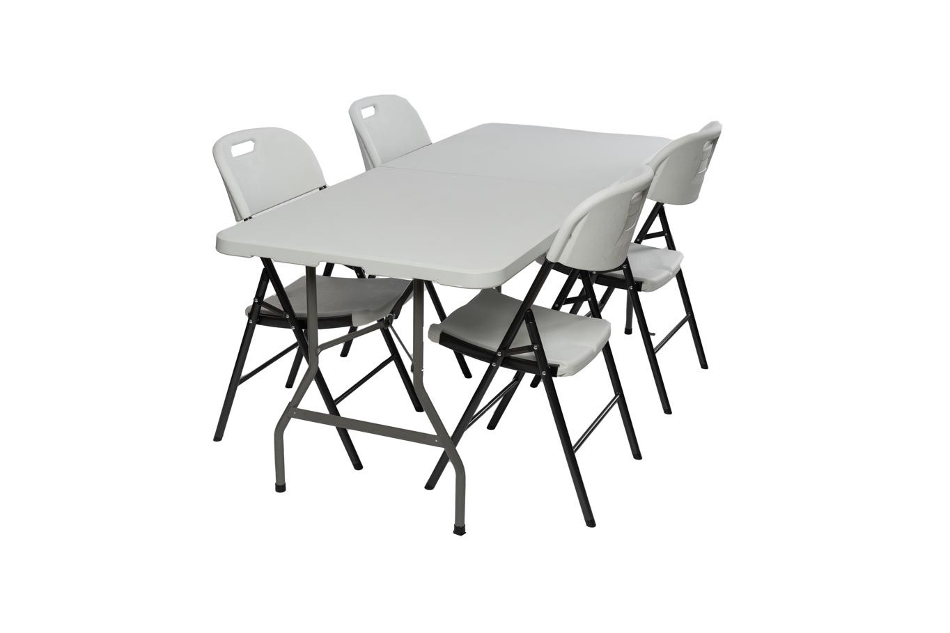 TENTino Záhradný set GARDEN - STÔL 180x76 POL + 4x STOLIČKA