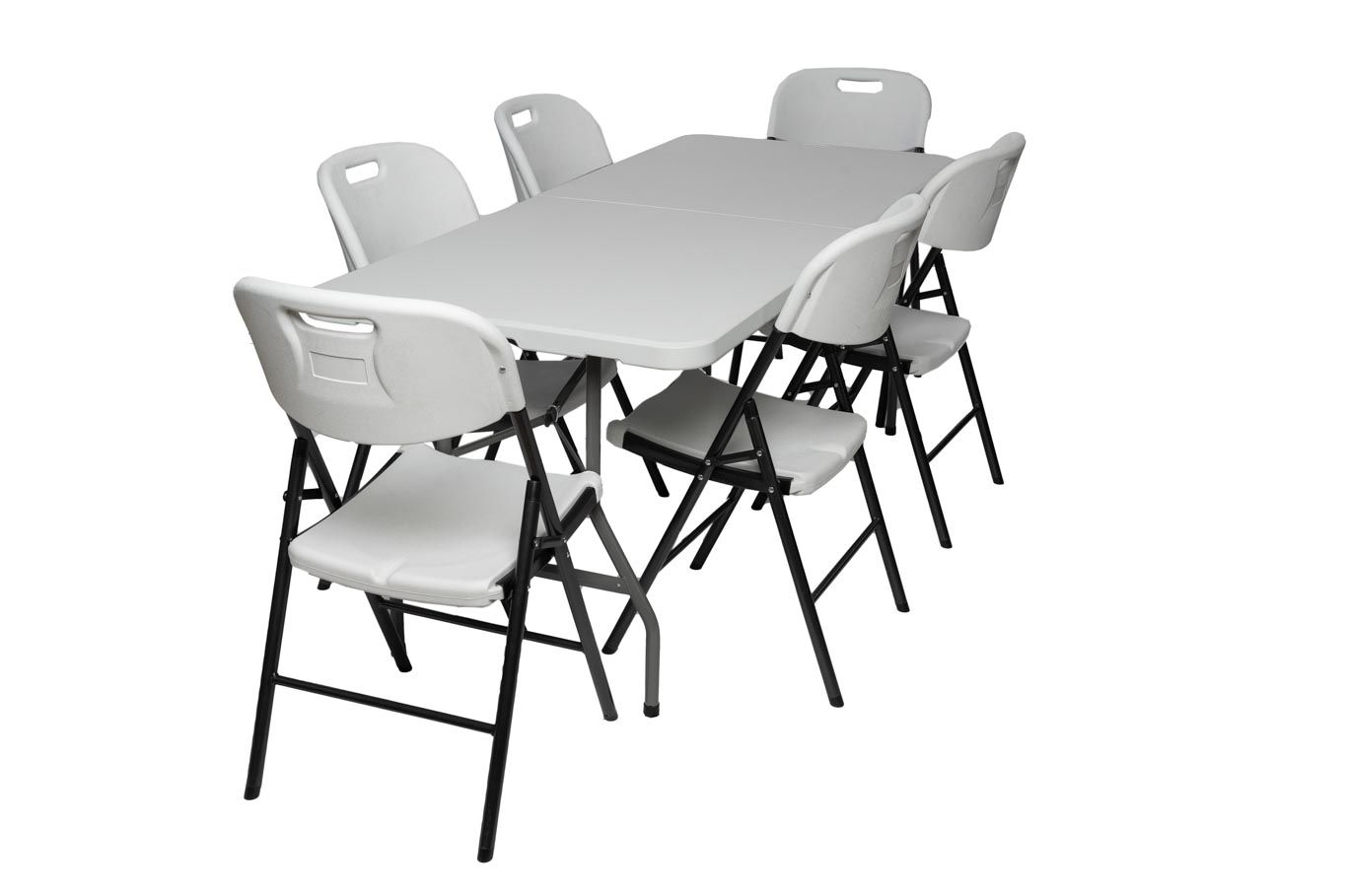 TENTino Záhradný set GARDEN - STÔL 180x76 POL + 6x STOLIČKA