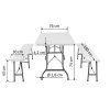 Pivní set plast 180x76 WHITE 02 1024px