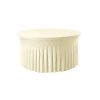 obrus skirting na okrúhly stôl 152cm ivory