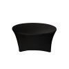 elastický obrus na okrúhly stôl čierny