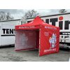 SET - Nožnicový párty stan 3x3 m s jednostrannou potlačou