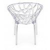 Stolička CRYSTAL TRANSPARENT back