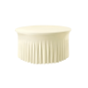 obrus skirting na okrúhly stôl 152cm ivory