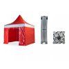 párty stan 3x3 PVC červený