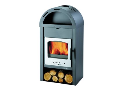 HAAS+SOHN VAASA PLUS III antracit, dvířka stříbrná