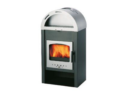 HAAS+SOHN VAASA PLUS III antracit, dvířka+víko stříbrné