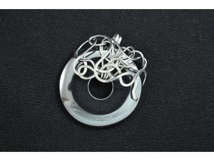 Náhrdelník "Popletený hematit"