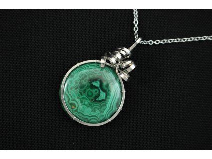Náhrdelník "Malachitové pokušení"