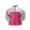 Jezdecká zimní reflexní bunda TEQ Equestrian – růžovo-šedá