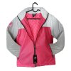 Jezdecká zimní reflexní bunda TEQ Equestrian – růžovo-šedá