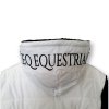 Jezdecká zimní bunda TEQ Equestrian Arctic Ride – černo-bílá fleece