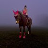Kamaše TEQ Equestrian Neon Pink Reflect
