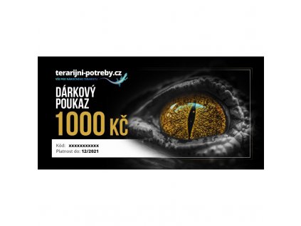 Darčekový poukaz 1000 Kč