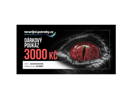 Darčekový poukaz 3000 Kč