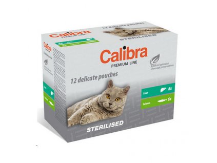 calibra cat kapsa premium steril multipack 12x100g