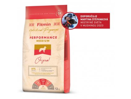 fitmin dog medium performance 12 kg h L
