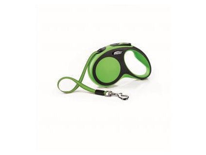 Vodítko Flexi Neon S pásek 5m/15kg černo/zelená