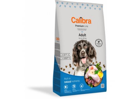 calibra dog premium line adult 12 kg new