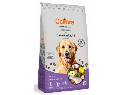 Calibra Dog Premium Line Senior&Light 12 kg NEW