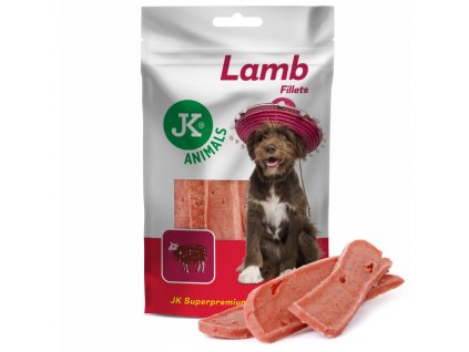 44959 jk superpremium meat snack dog lamb fillet jehneci filety 80 g 1