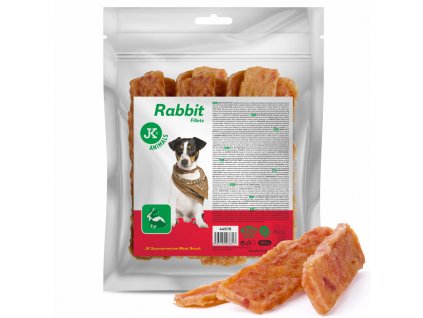 44978 jk superpremium meat snack dog rabbit fillet kralici filety 500 g 1