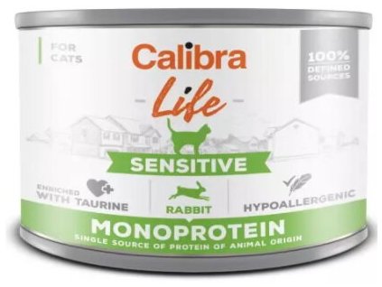 calibra cat life konz.sensitive rabbit 200g