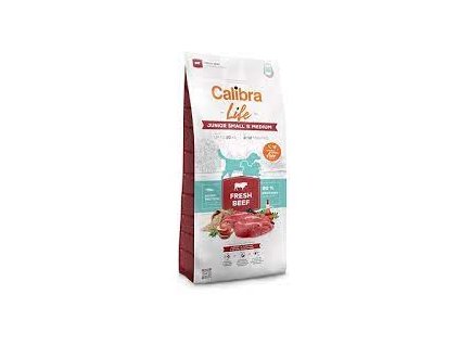 Calibra Dog Life Junior Small&Medium Fresh Beef 12kg
