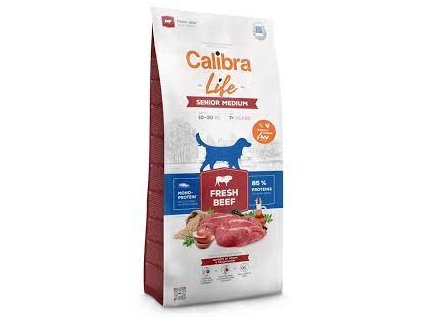 Calibra Dog Life Senior Medium Fresh Beef 2,5kg