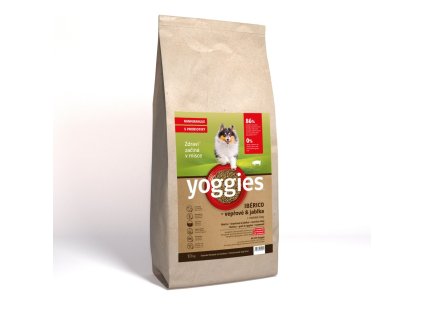 5kg Yoggies MINIGRANULE Ibérico vepřové maso s jablky lisované za studena s probiotiky