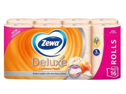 Zewa Deluxe toatletní papír 3v peach 16ks
