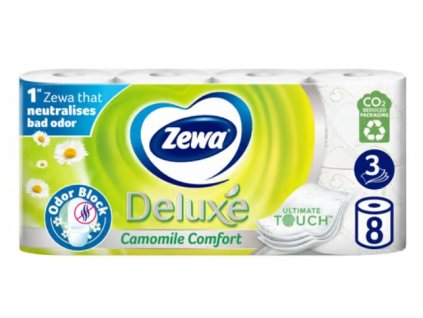 Zewa Deluxe toaletní papír 8ks 3v camomile comfort