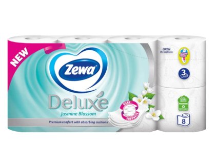 Zewa Deluxe toaletní papír 8ks 3v jasmine blossom