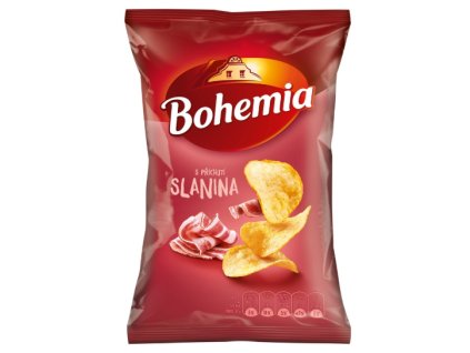 Bohemia chips moravská slanina 215g