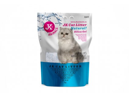 59141 1 jk animals cat litter natural silica gel 1 6 kg 3 8 l 1 w