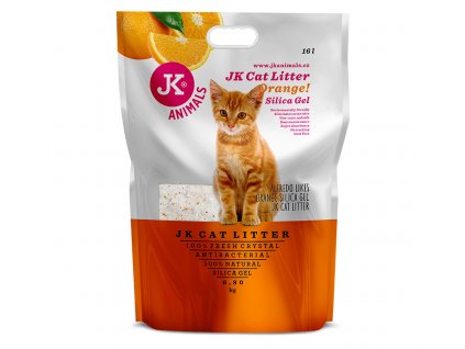 59143 4 jk animals litter silicagel orange 6 8 kg 16 l 1