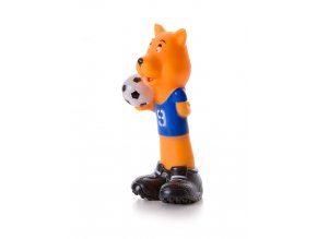 46375 jk animals piskaci vinylova hracka pes fotbal 16 5 cm 1