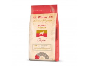 fitmin dog medium puppy 12 kg h L